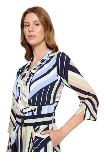 Betty Barclay Black & Green Midi Dress