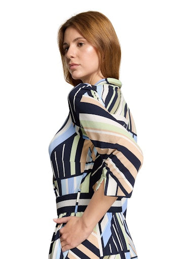 Betty Barclay Black & Green Midi Dress