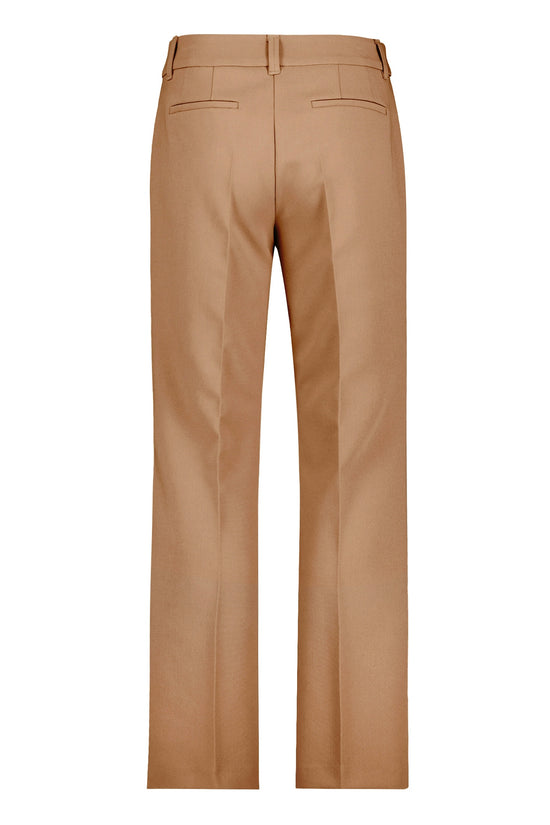 Betty Barclay Beige Straight Leg Trousers with Button Detail Pockets 63131743