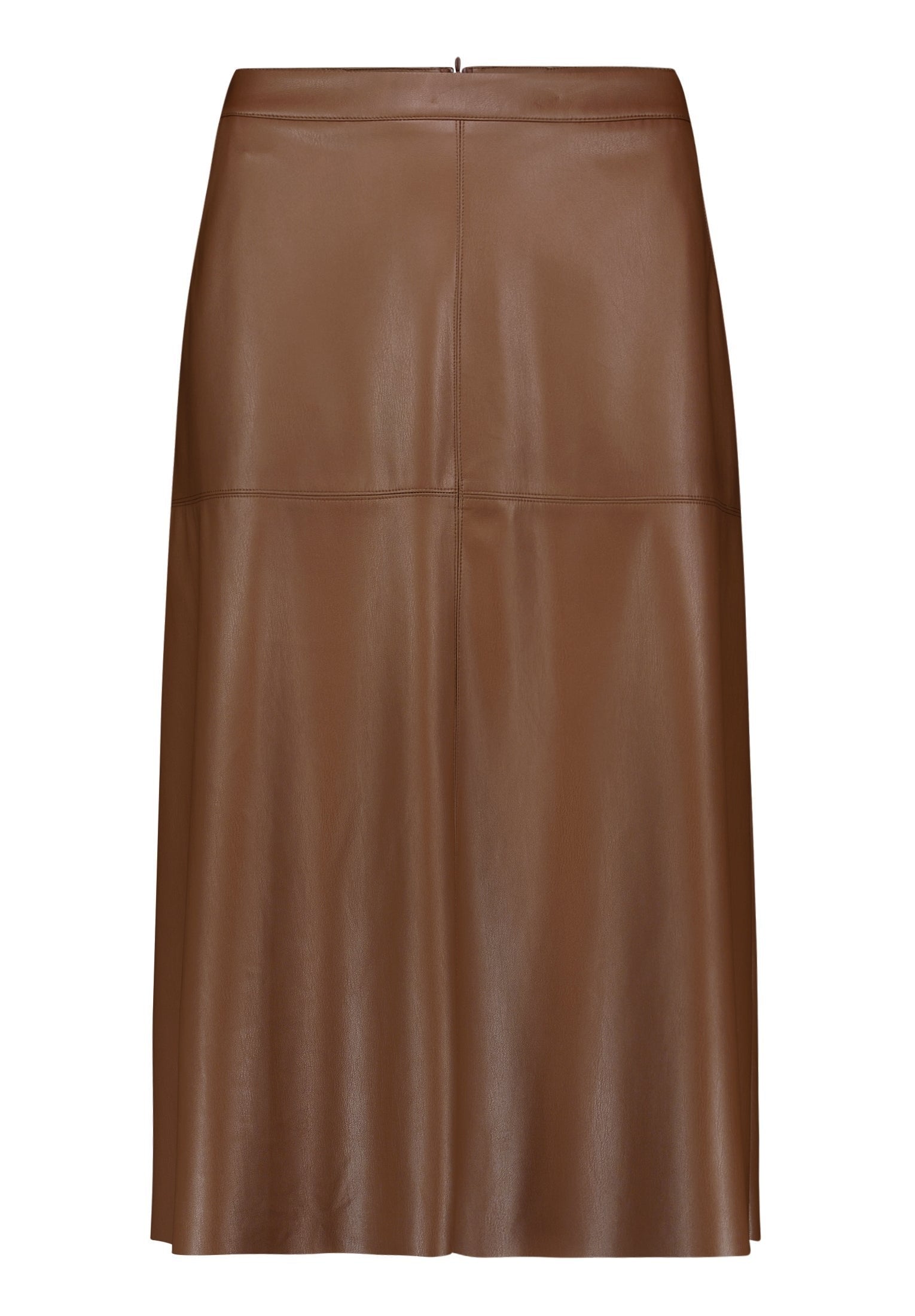 Betty Barclay Coffee Faux Leather Long Skirt 93062738