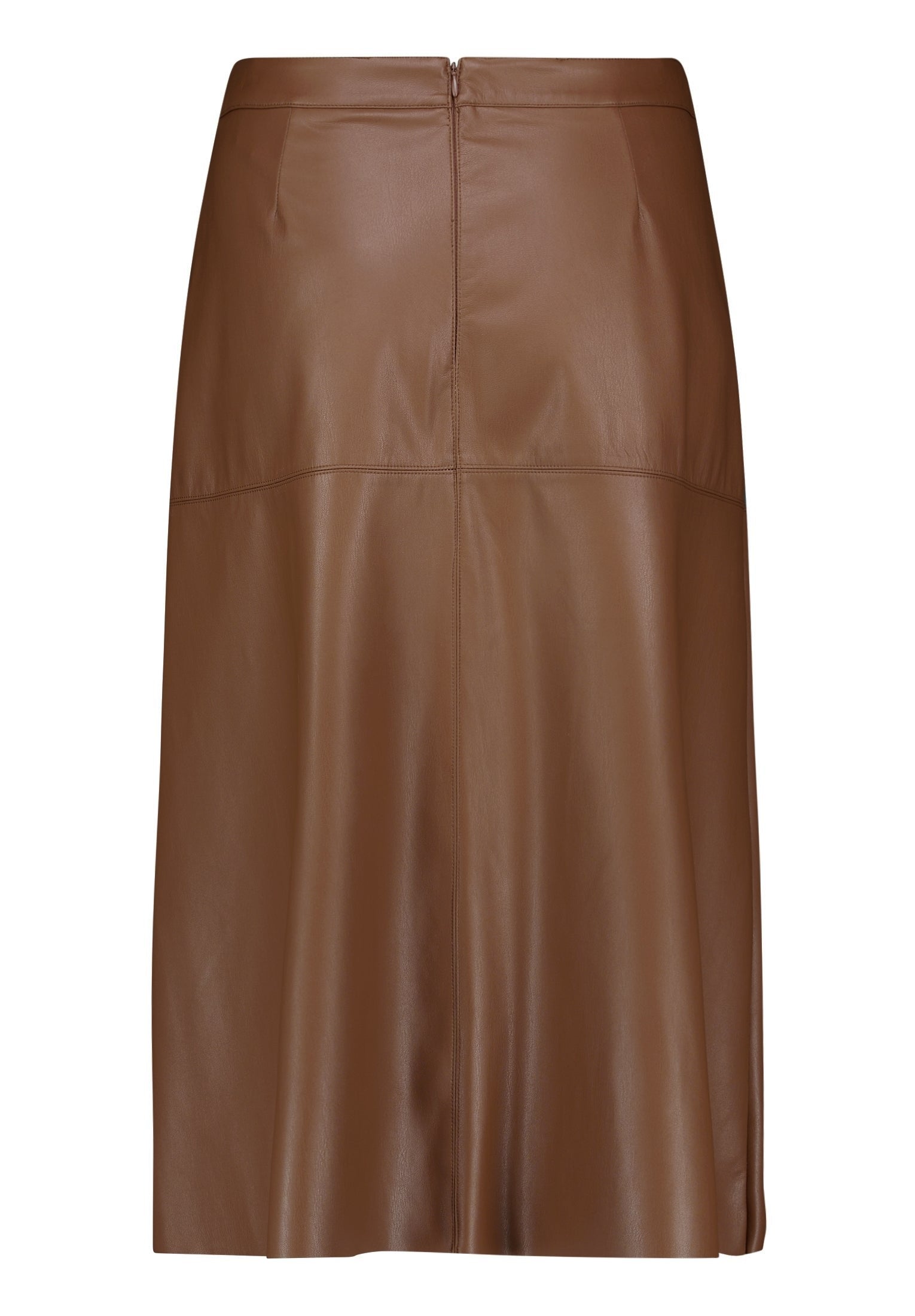 Betty Barclay Coffee Faux Leather Long Skirt 93062738