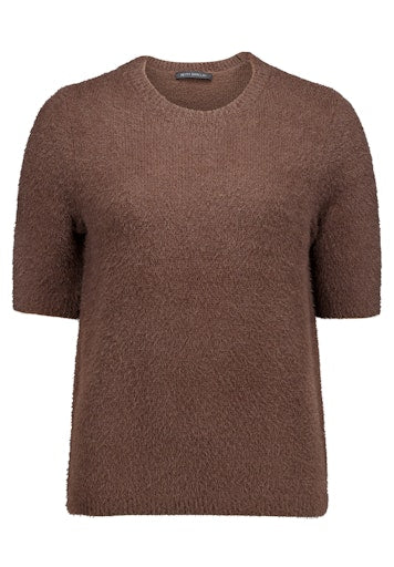 Betty Barclay Muscat Short Sleeve Knit Sweater with Round Neck