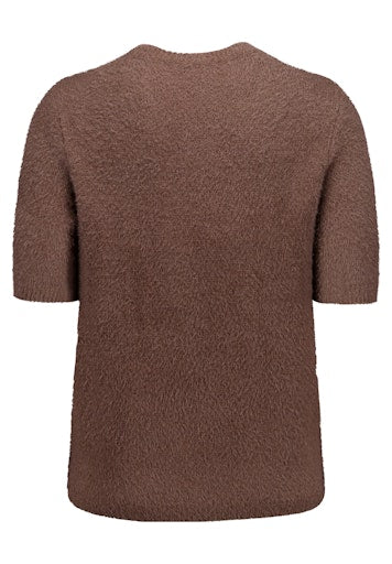 Betty Barclay Muscat Short Sleeve Knit Sweater with Round Neck