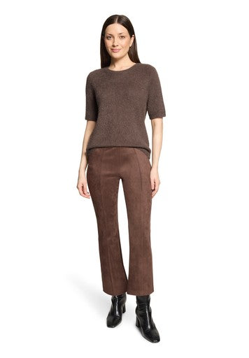 Betty Barclay Muscat Short Sleeve Knit Sweater with Round Neck