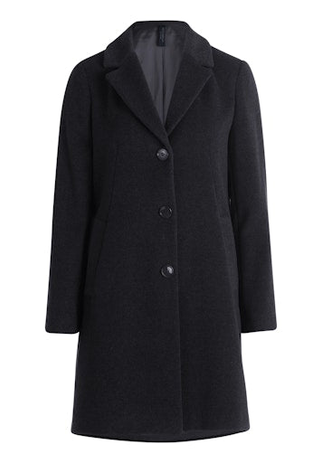 Betty Barclay Dark Blue Wool Blend Coat