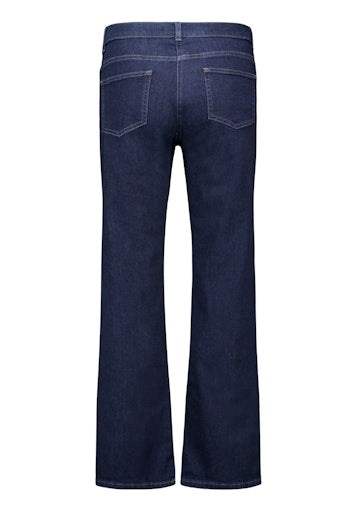 Betty Barclay Dark Denim Slim Fit Jeans with Mid-Rise in Vintage Stone Wash