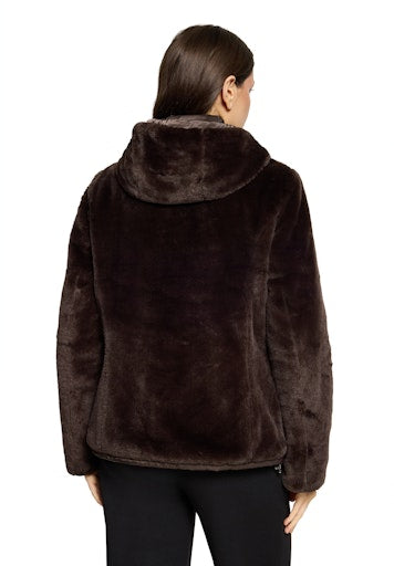 Betty Barclay Brown Reversible Hooded Jacket
