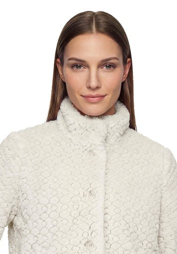 Betty Barclay Pastel Sand Faux Fur Jacket