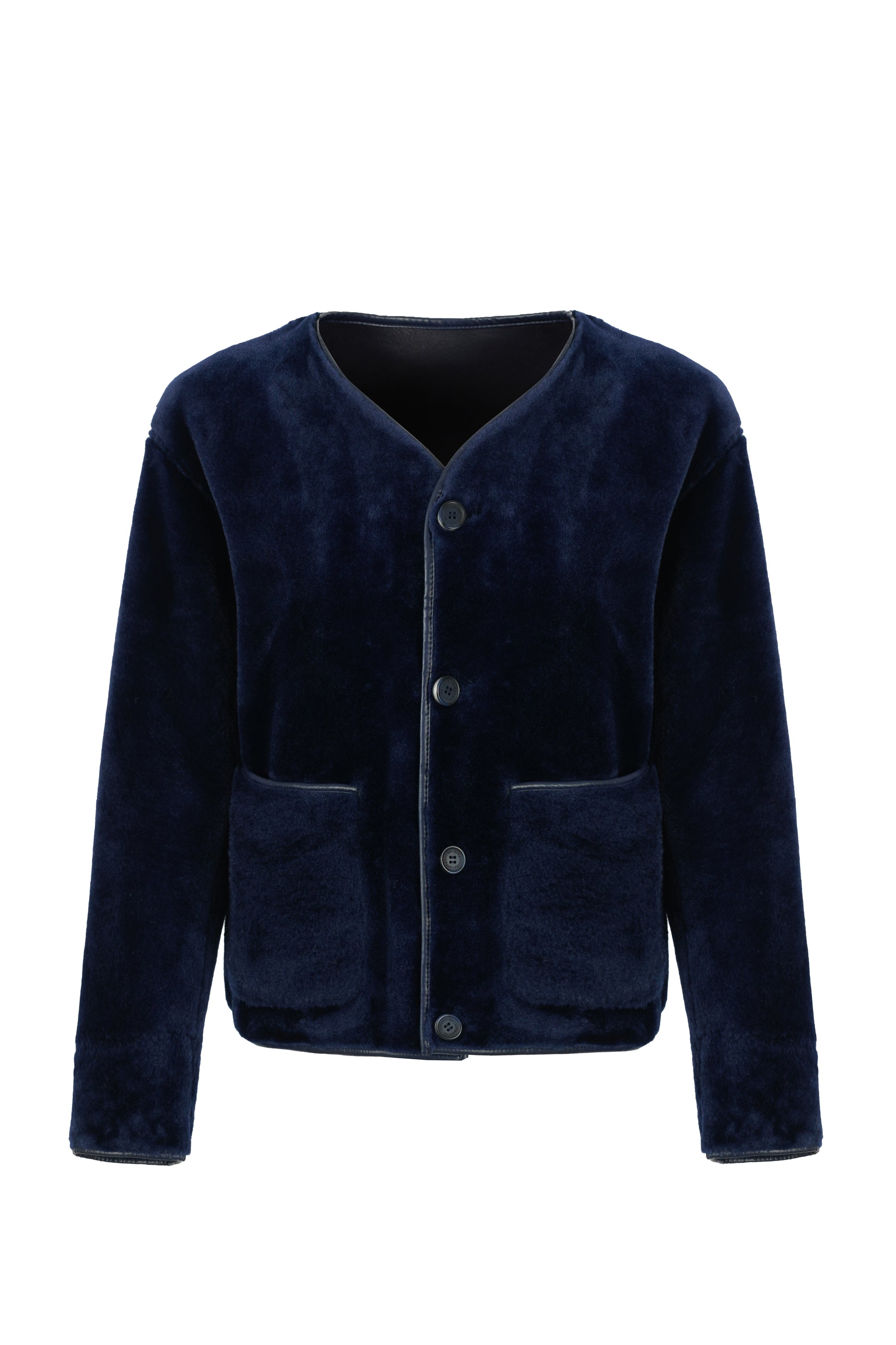 Urbancode collarless reversible coat BJ20010