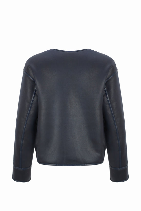 Urbancode collarless reversible coat BJ20010
