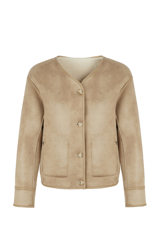 Urbancode collarless reversible jacket BJ20010