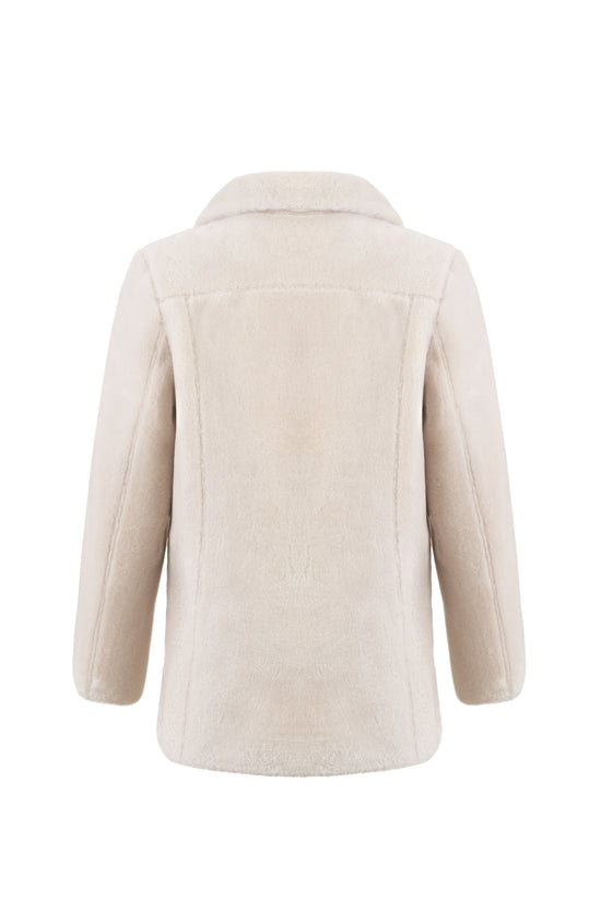 Urbancode reversible faux suede and fur coat BJ20011