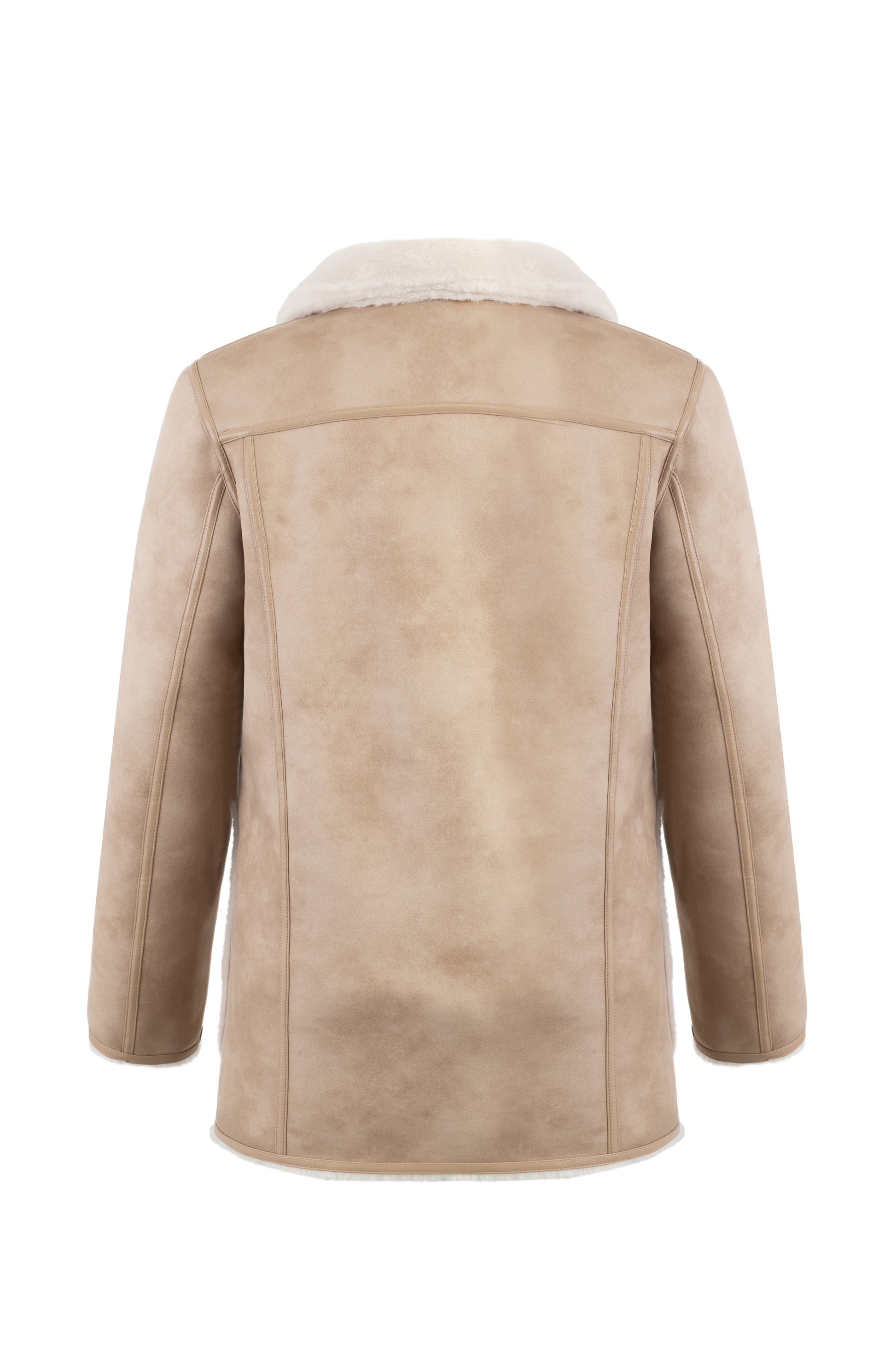 Urbancode reversible faux suede and fur coat BJ20011