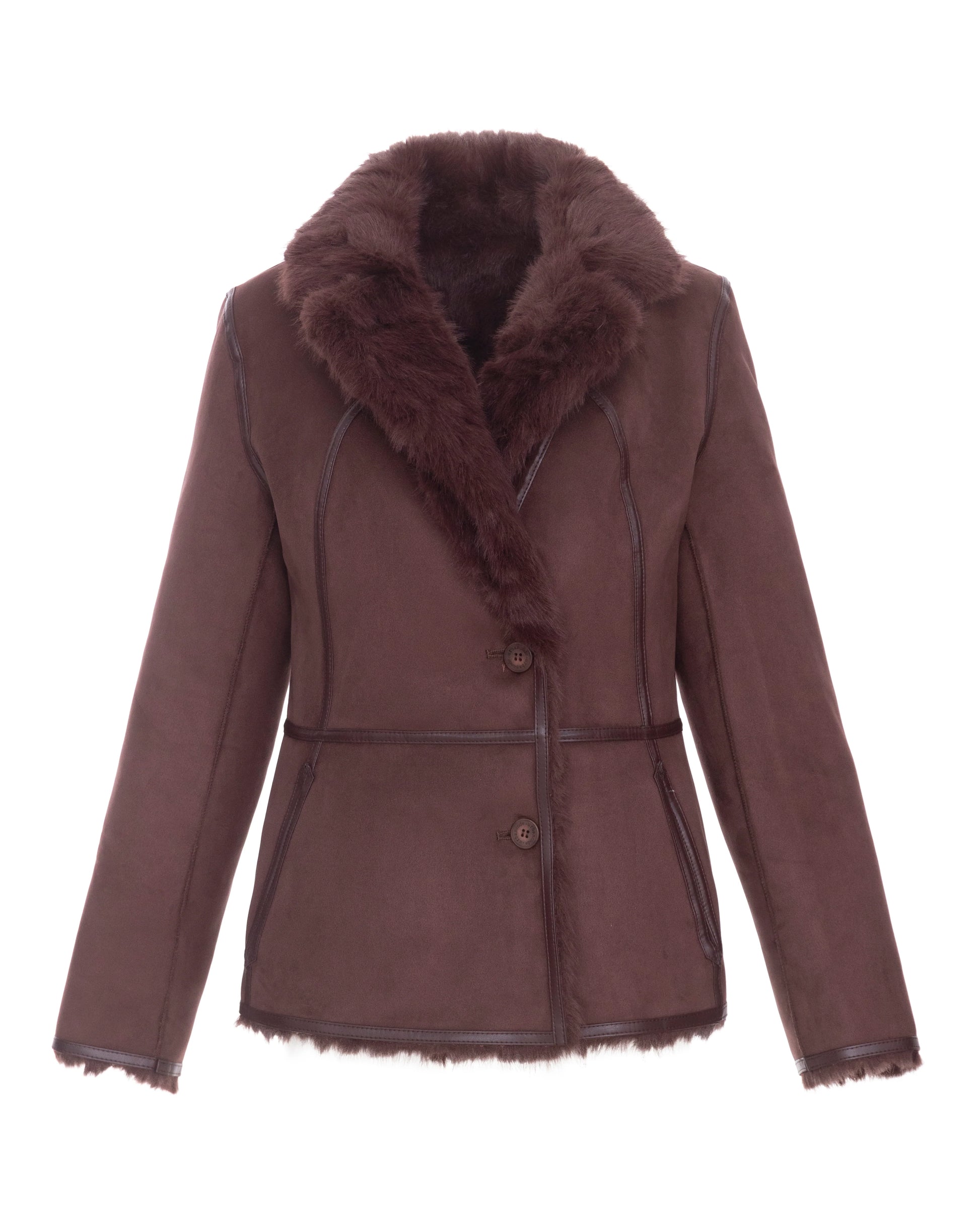 Urbancode Balsamic Reversible Faux Fur Jacket