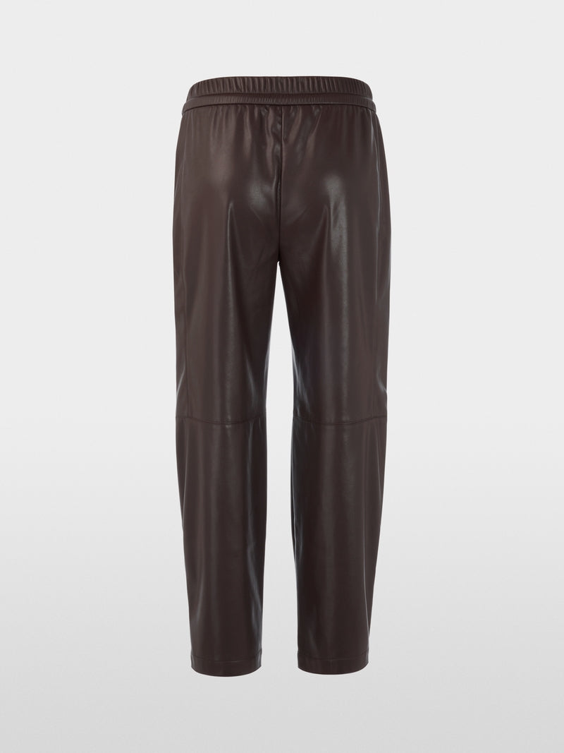 Marc Cain Dark Brown RANCHI Relaxed Fit Pull-On Trousers