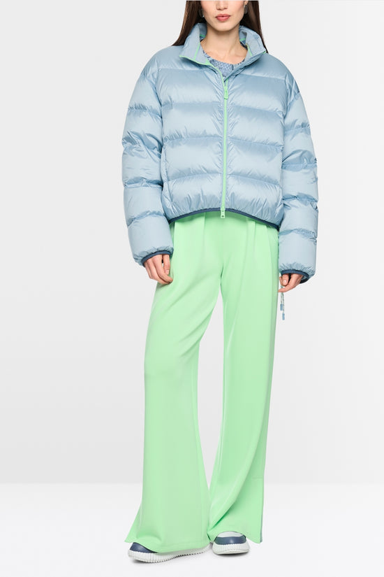 Marc Cain Sports Blue Loose Fit Quilted Outdoor Jacket