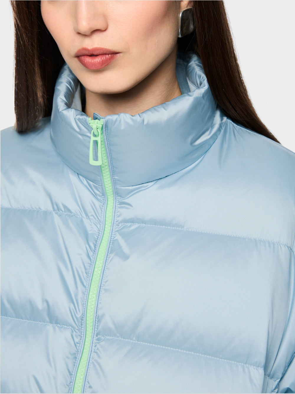 Marc Cain Sports Blue Loose Fit Quilted Outdoor Jacket