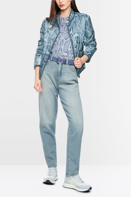 Marc Cain Sports Blue Padded Reversible Outdoor Jacket
