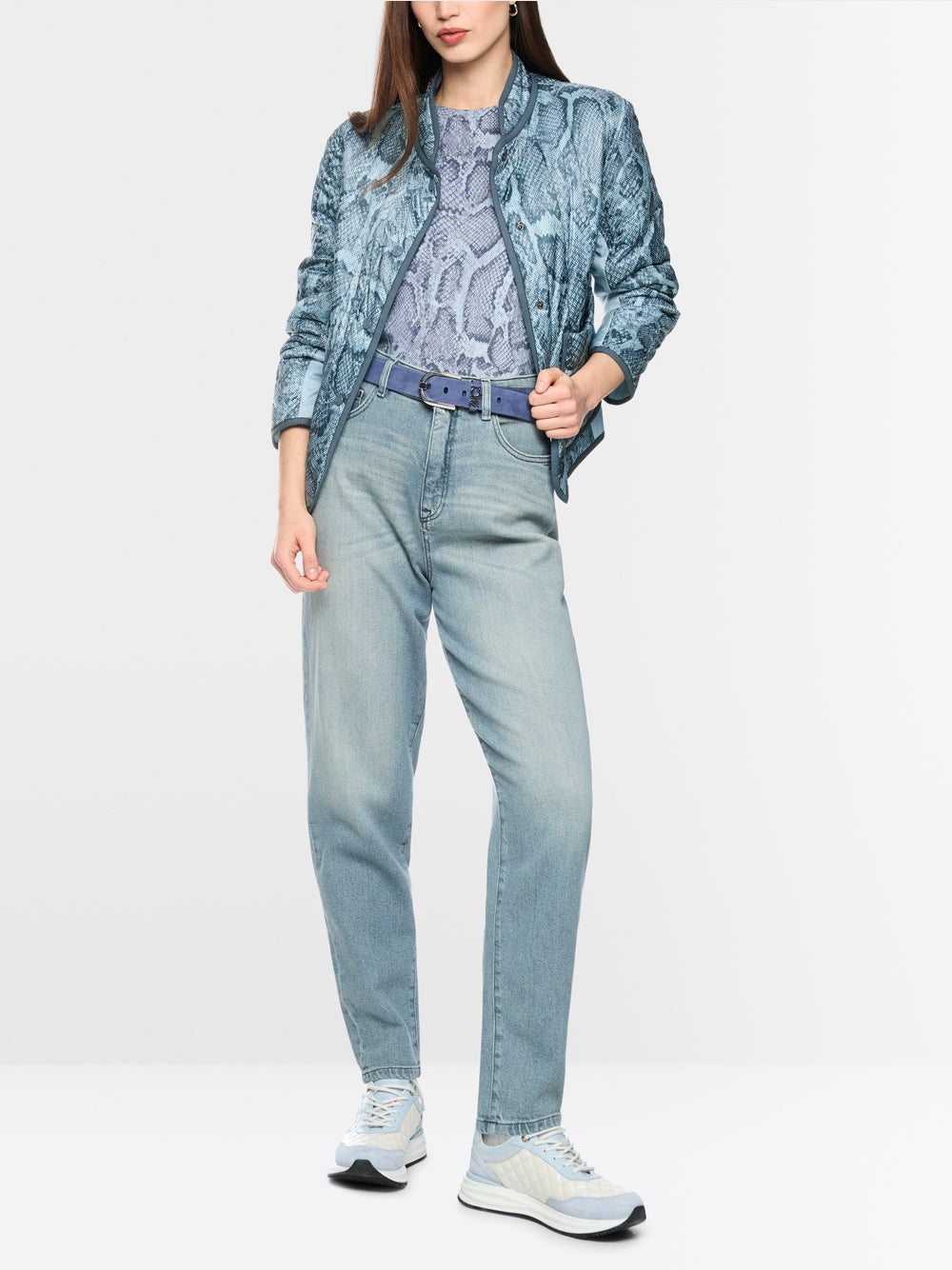 Marc Cain Sports Blue Padded Reversible Outdoor Jacket