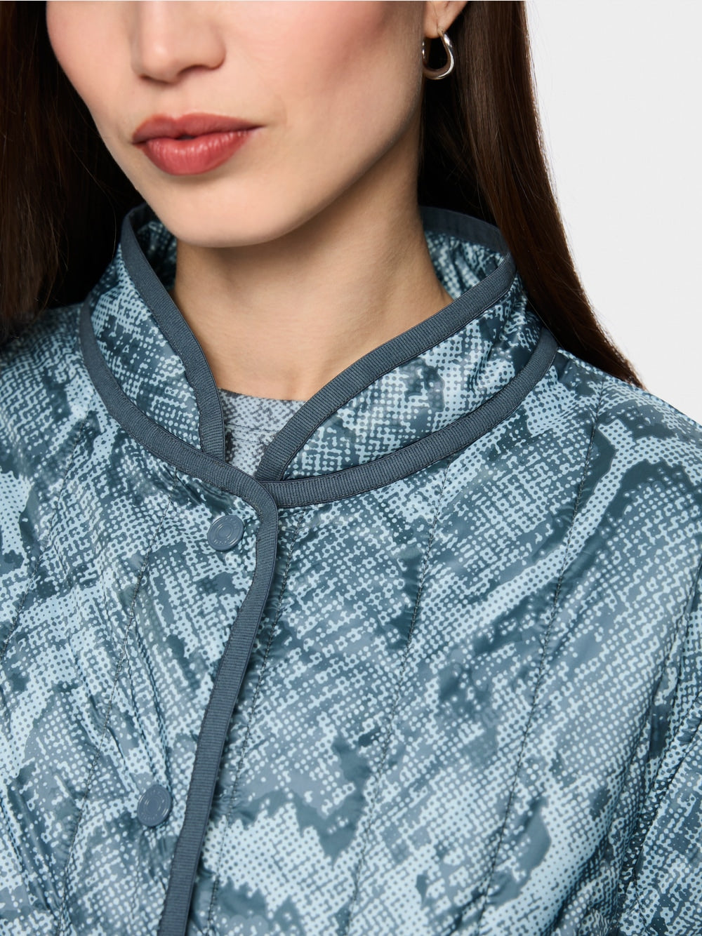 Marc Cain Sports Blue Padded Reversible Outdoor Jacket