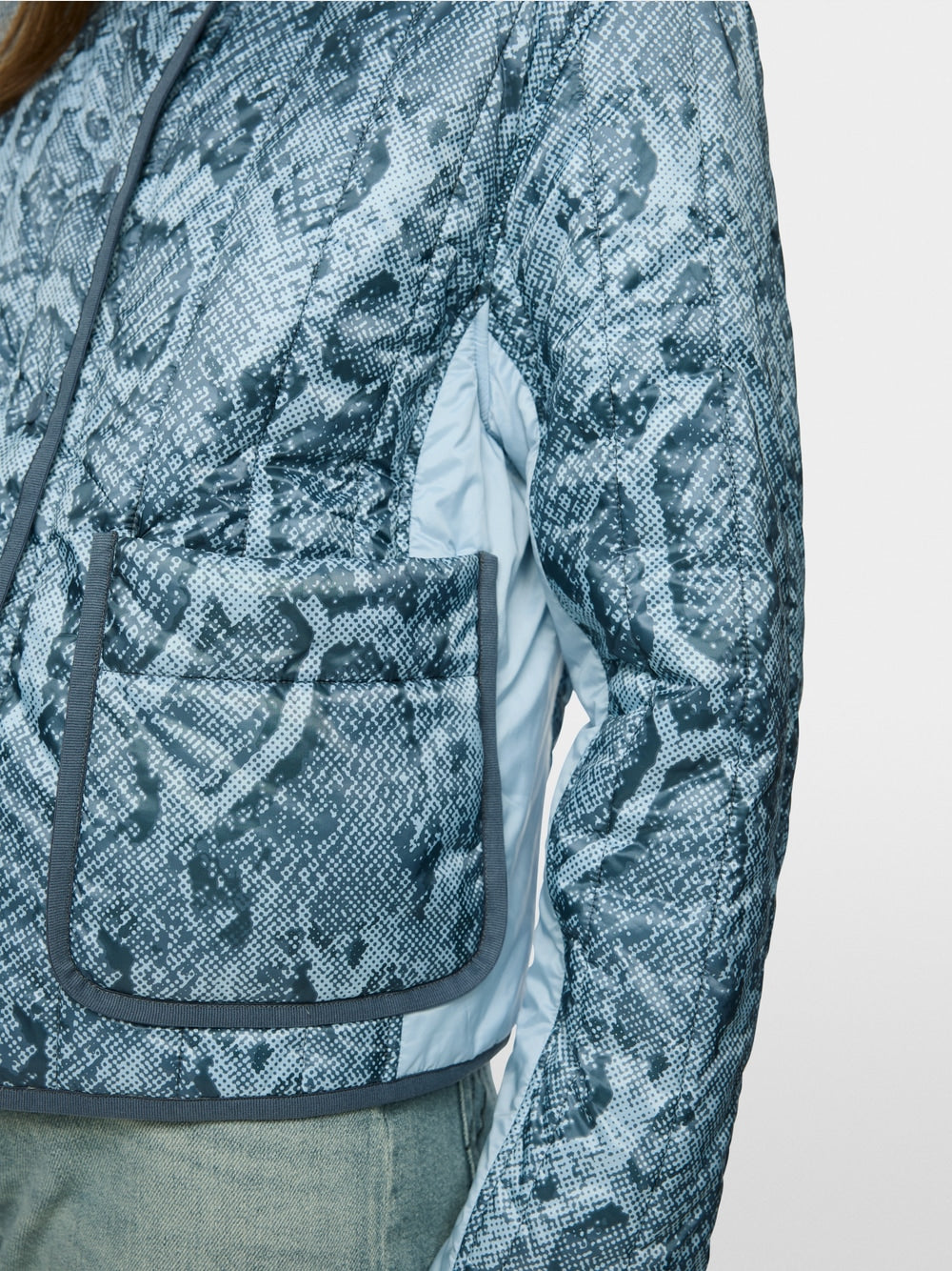 Marc Cain Sports Blue Padded Reversible Outdoor Jacket