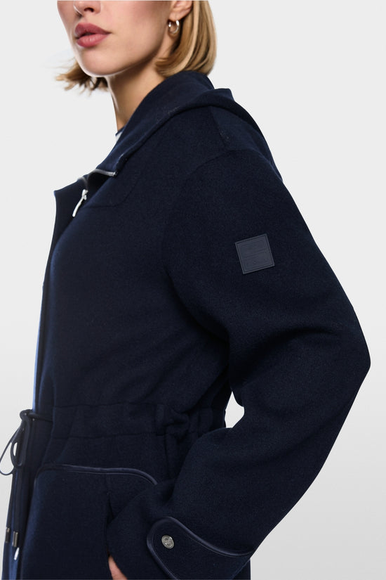 Marc Cain Sport Navy Pure Wool Outdoor Jacket