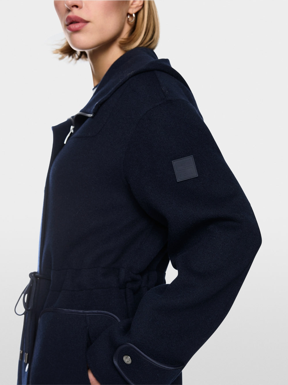 Marc Cain Sport Navy Pure Wool Outdoor Jacket
