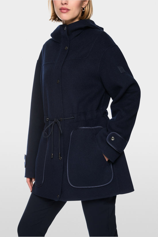 Marc Cain Sport Navy Pure Wool Outdoor Jacket