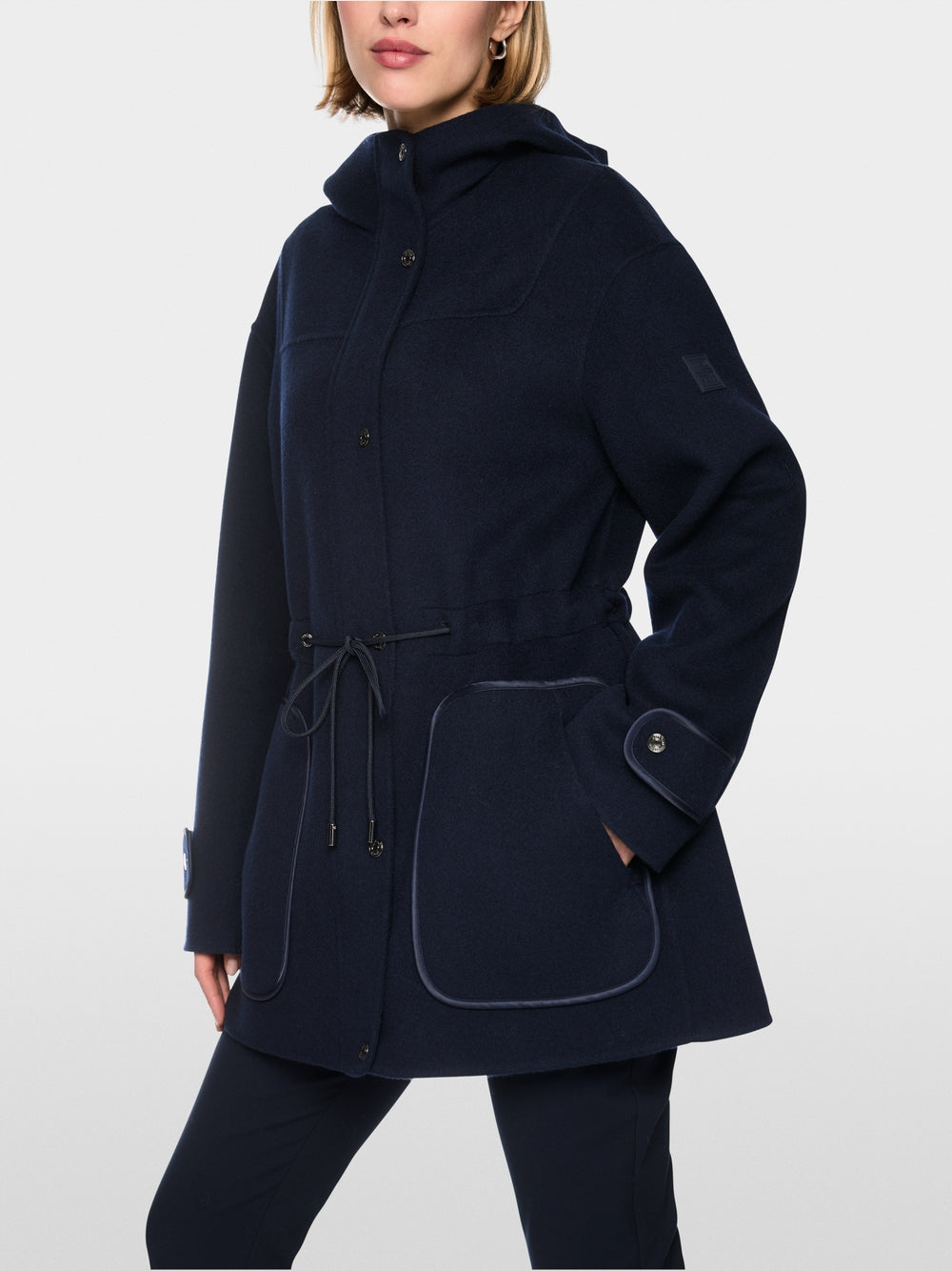 Marc Cain Sport Navy Pure Wool Outdoor Jacket