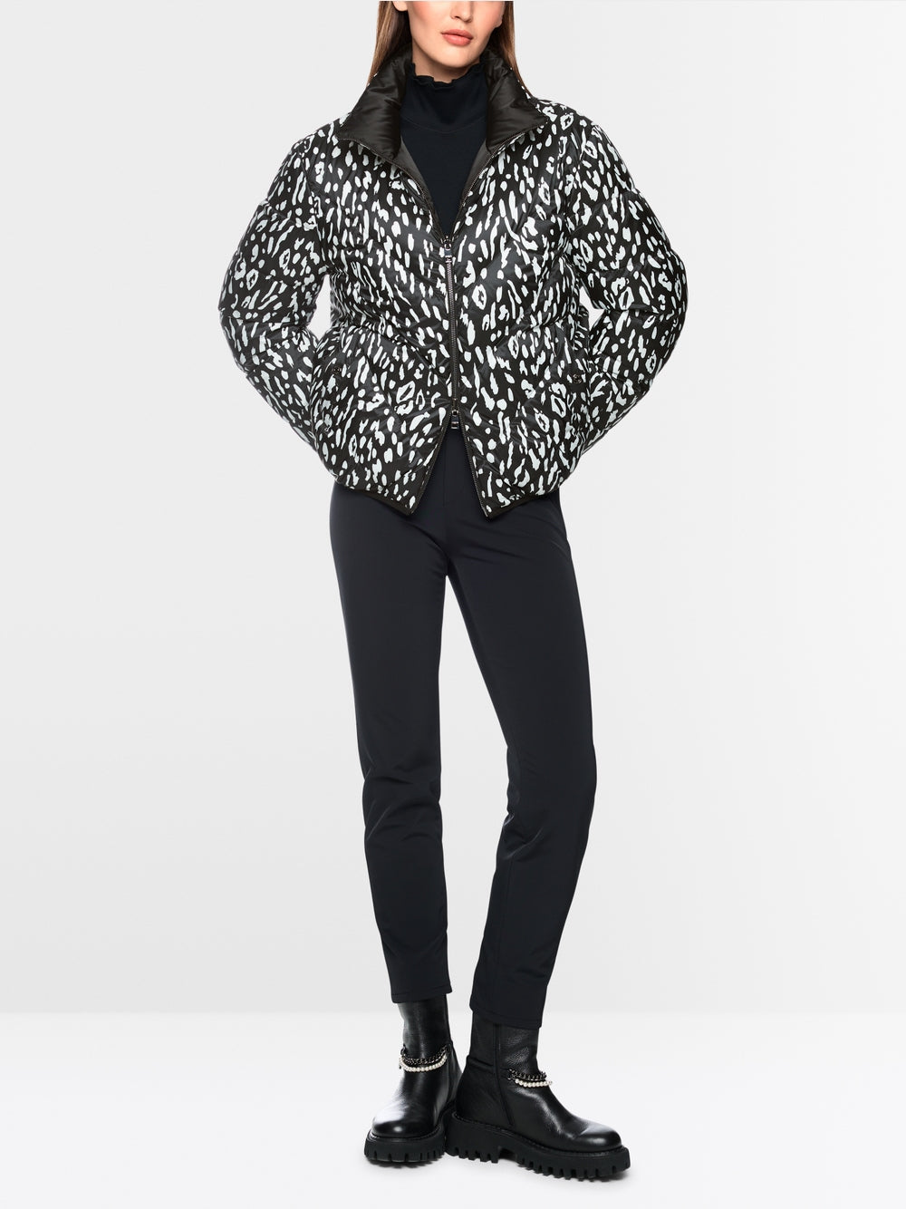 Marc Cain Sports Black Reversible Quilted Jacket