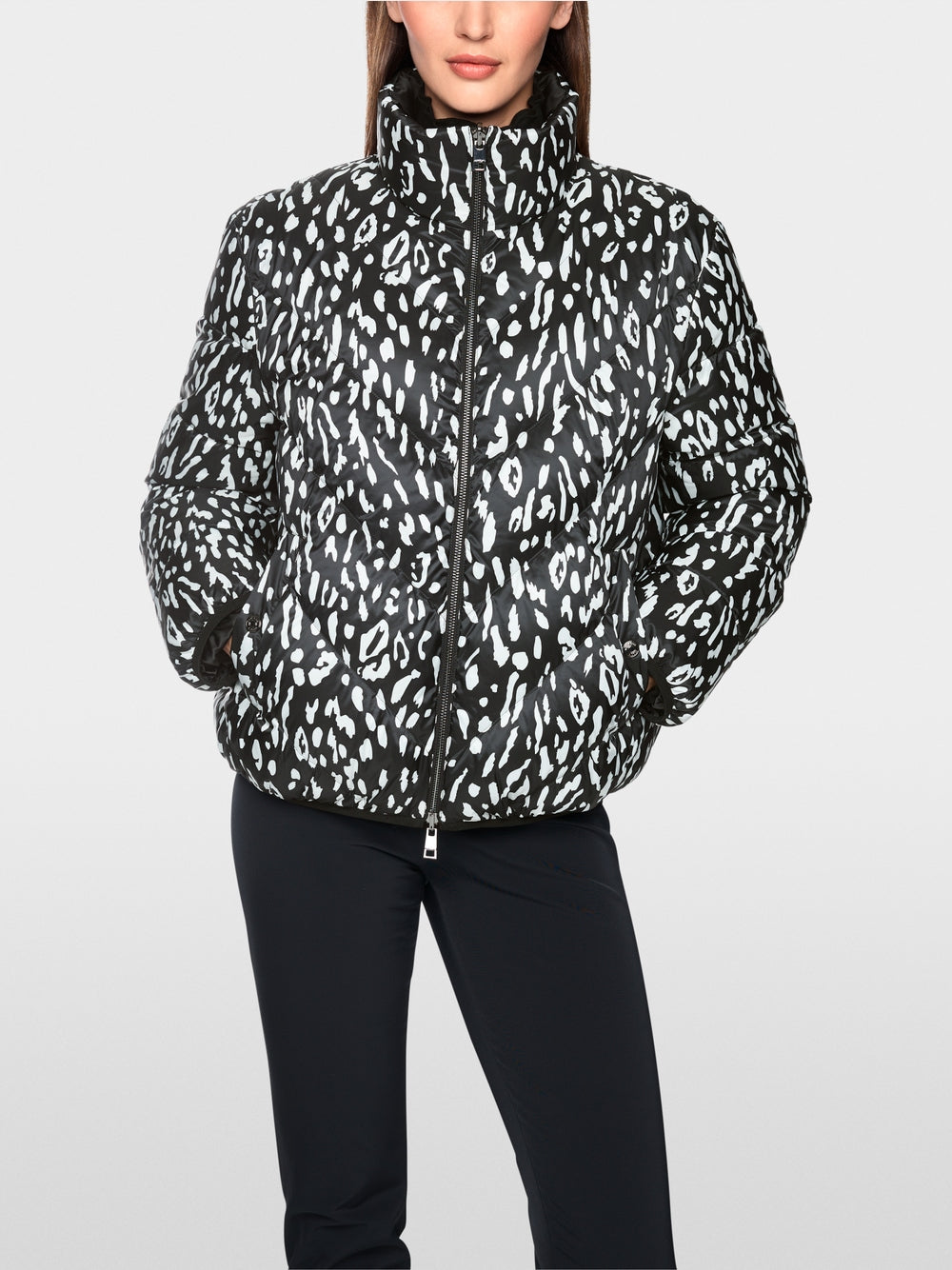 Marc Cain Sports Black Reversible Quilted Jacket