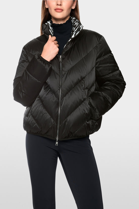 Marc Cain Sports Black Reversible Quilted Jacket