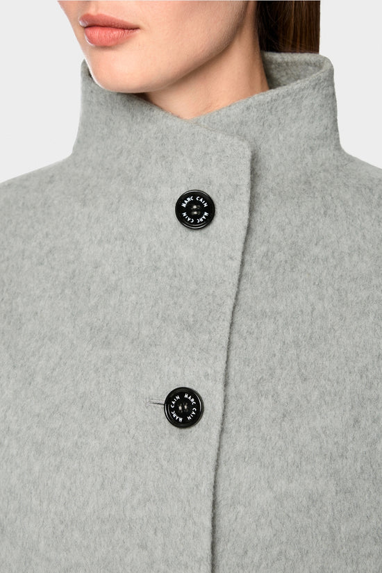 Marc Cain Sports Grey Sporty Jacket with Stand-Up Collar