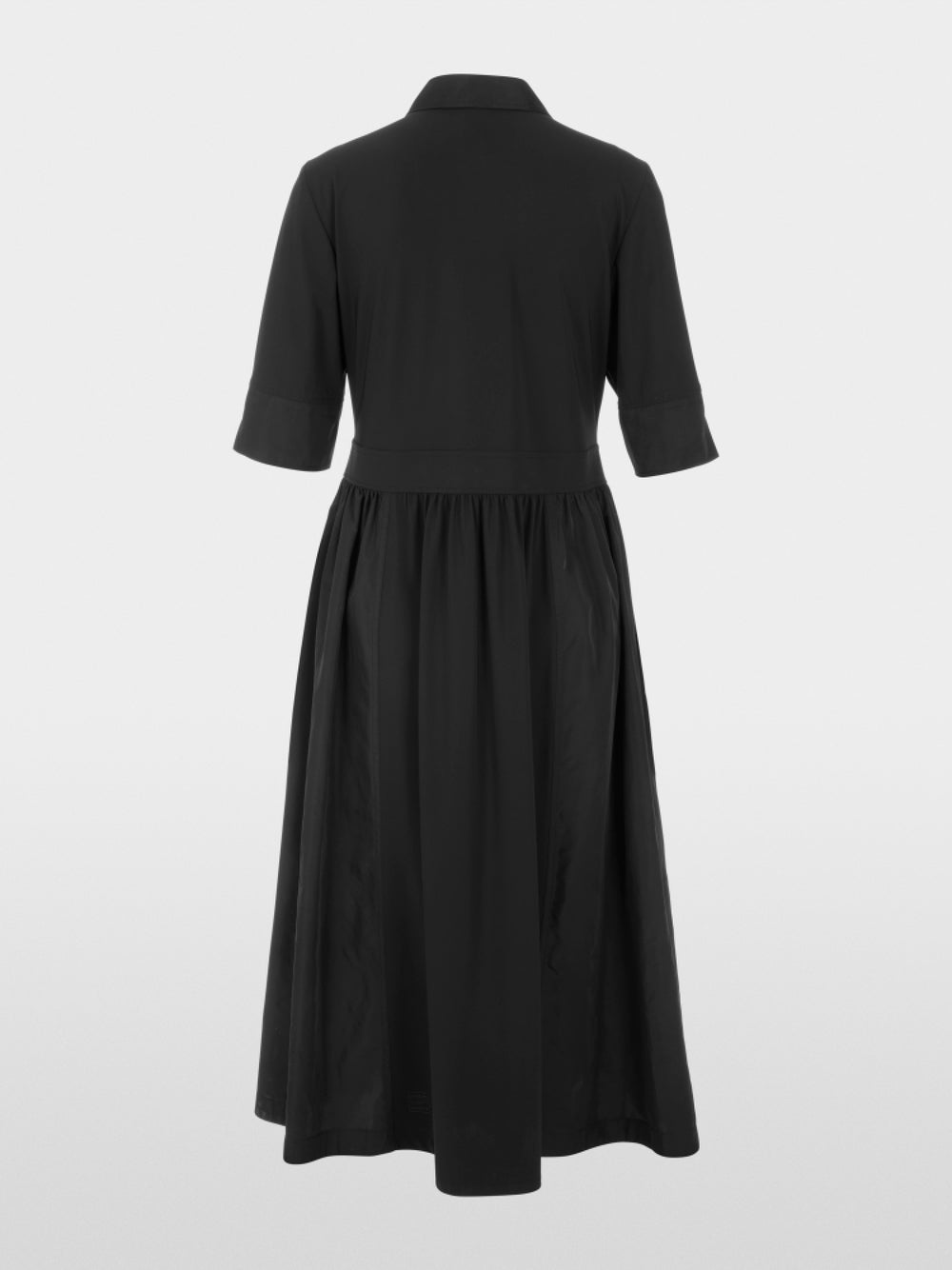 Marc Cain Sports Black Stretch Midi Shirt Dress