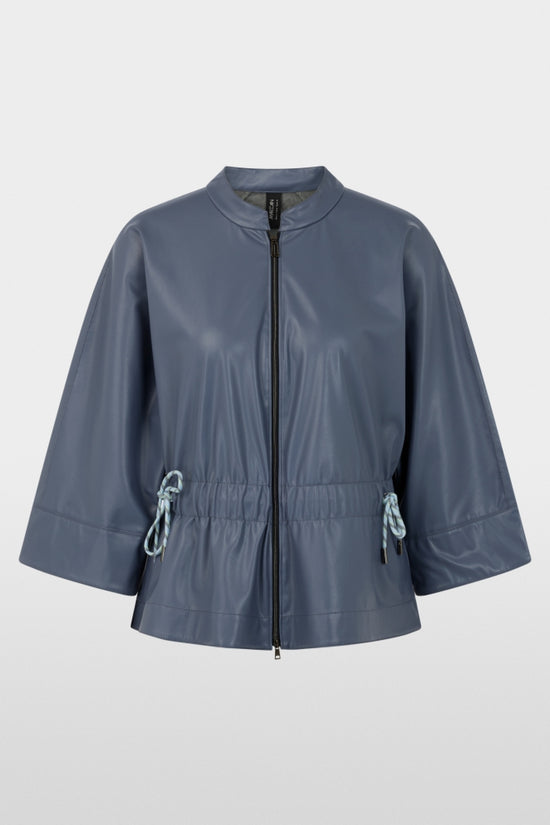 Marc Cain Sports Grey Faux Leather Jacket