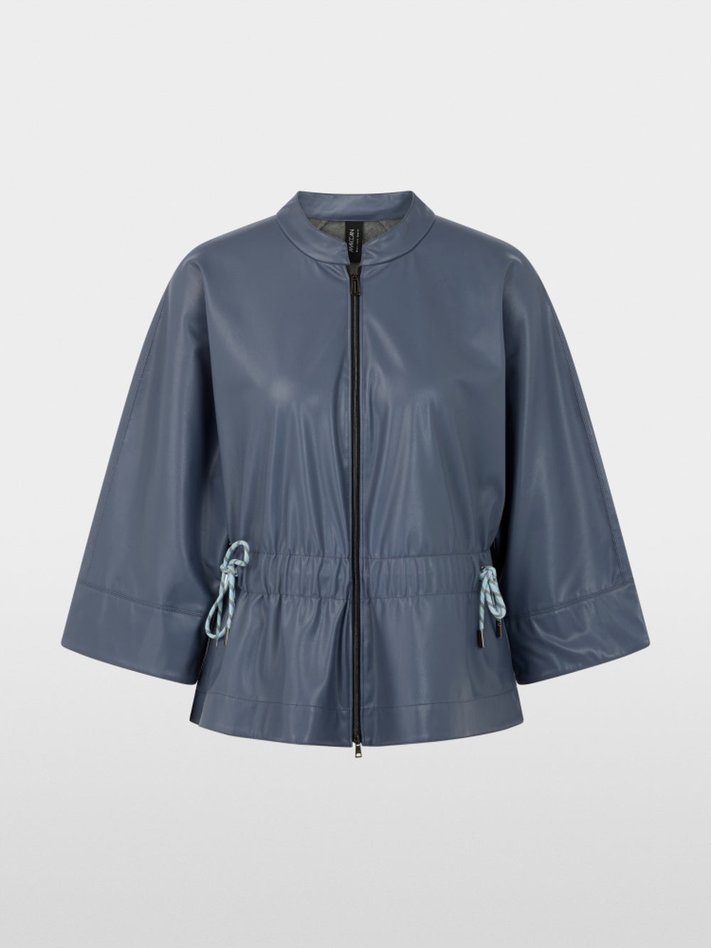 Marc Cain Sports Grey Faux Leather Jacket