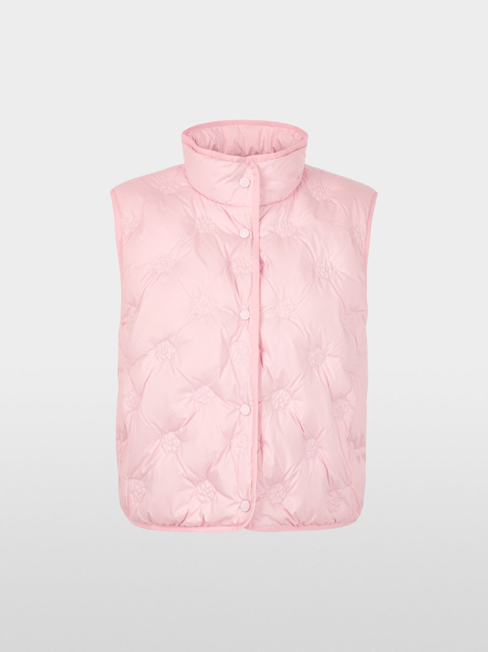 Marc Cain Sport Pink Reversible Teddy Gilet with Quilting