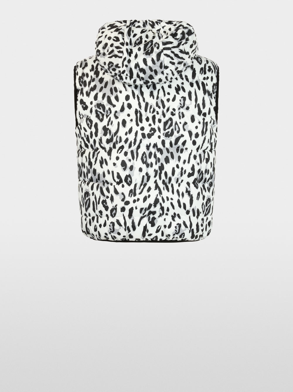 Marc Cain Sports White/Black Print Reversible Gilet