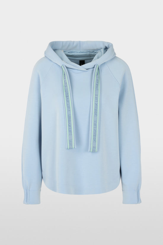 Marc Cain Sports Blue Relaxed Fit Sweatshirt with Hood