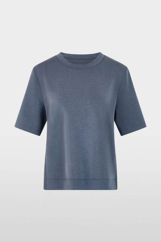 Marc Cain Sports Grey T-Shirt with Pleated Details