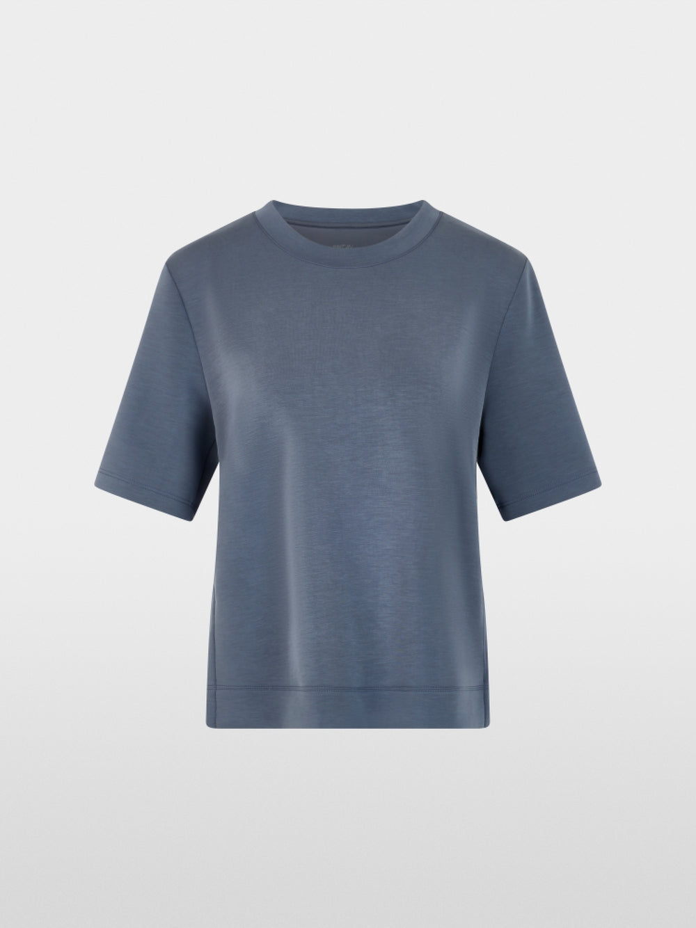 Marc Cain Sports Grey T-Shirt with Pleated Details