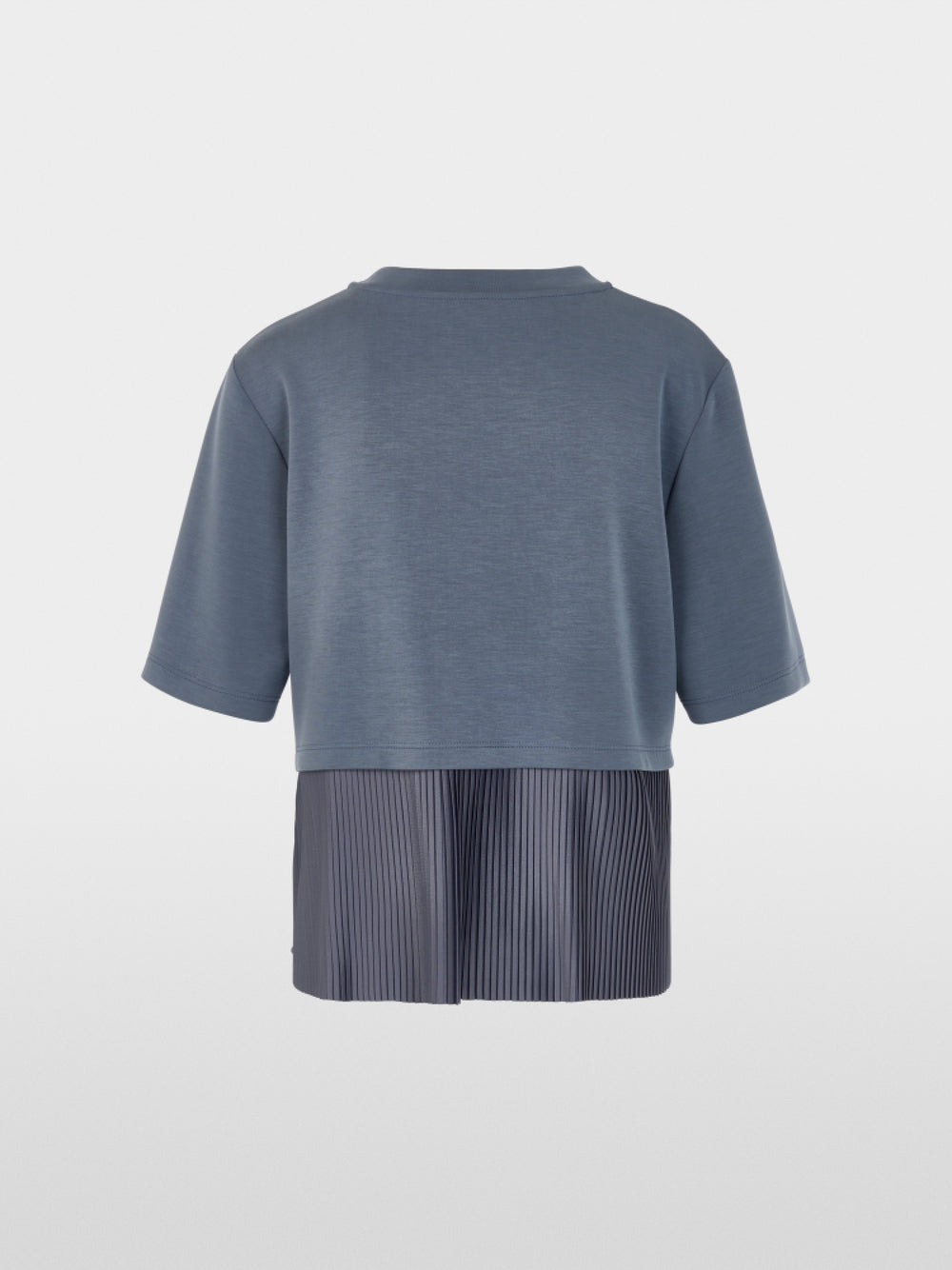 Marc Cain Sports Grey T-Shirt with Pleated Details