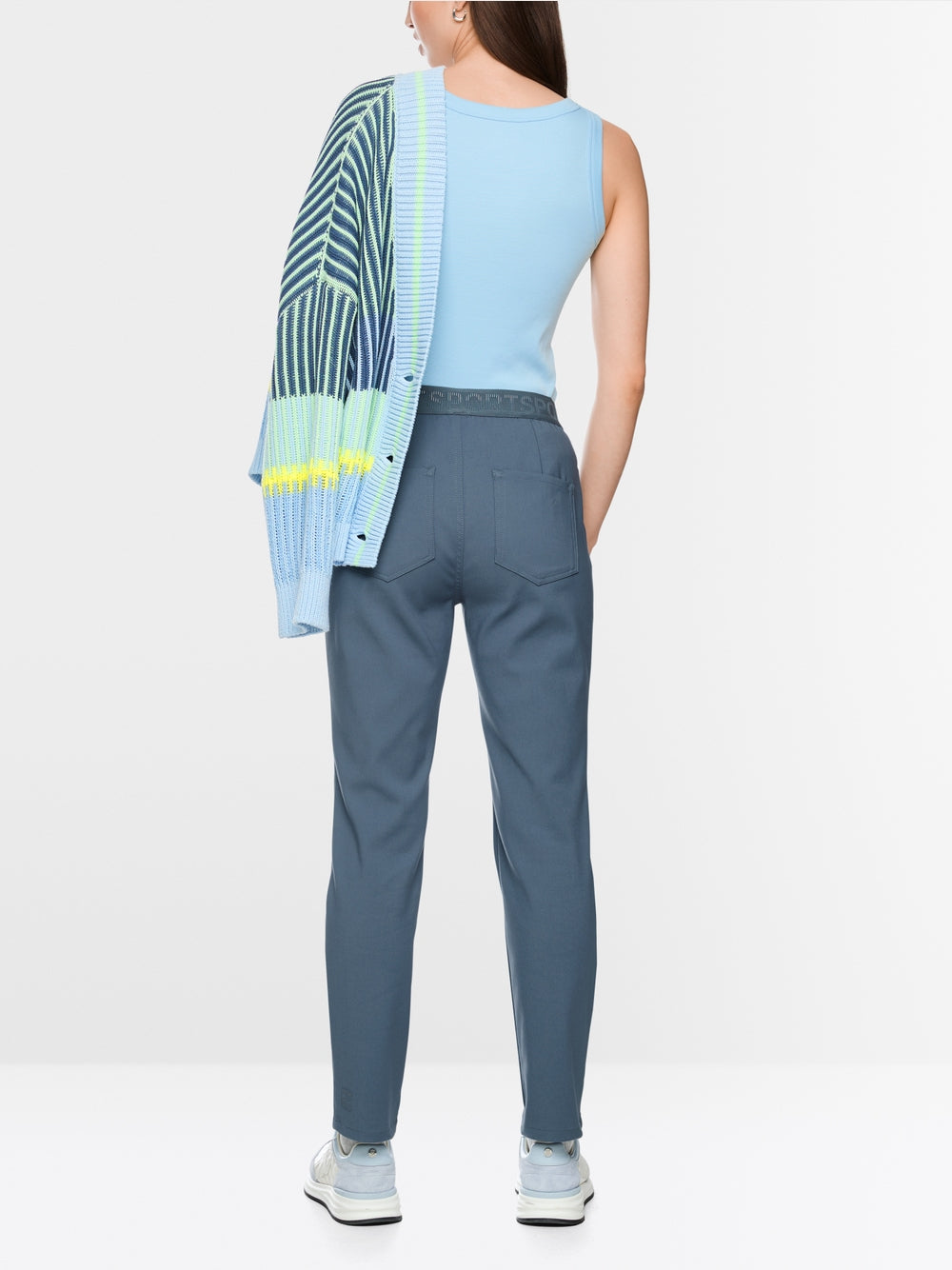 Marc Cain Sports Grey SIENA Slim Fit Trousers