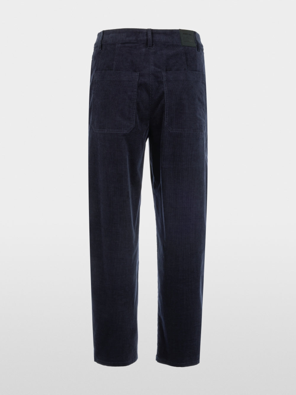 Marc Cain Navy RUMA O-Shape Relaxed Fit Cord Trousers