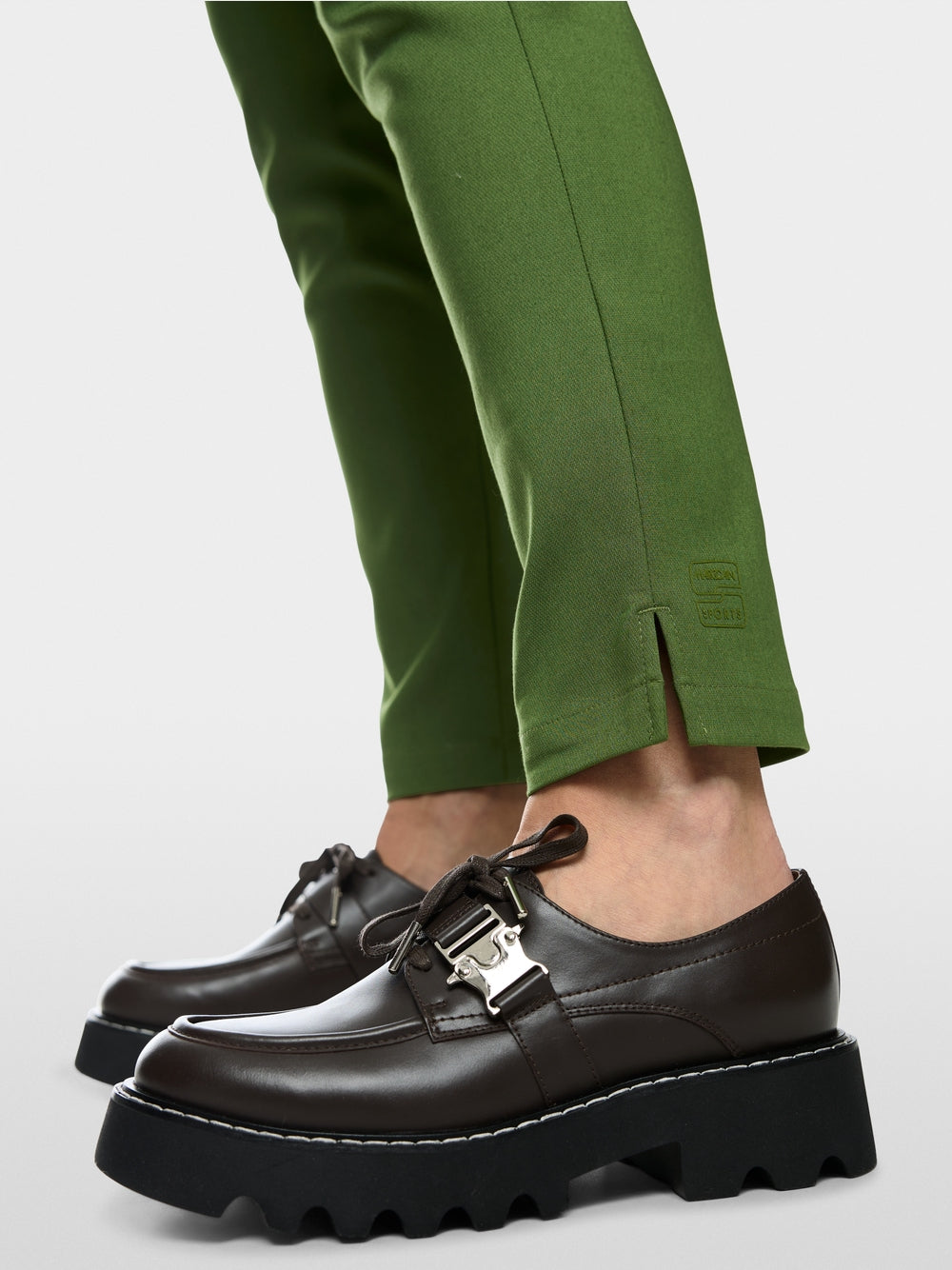 Marc Cain Sports Green SILEA Slim Fit Fabric Trousers