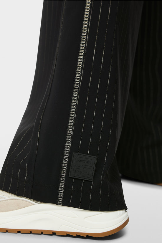 Marc Cain Sports Black WELKOM Pull-On Pinstripe Trousers