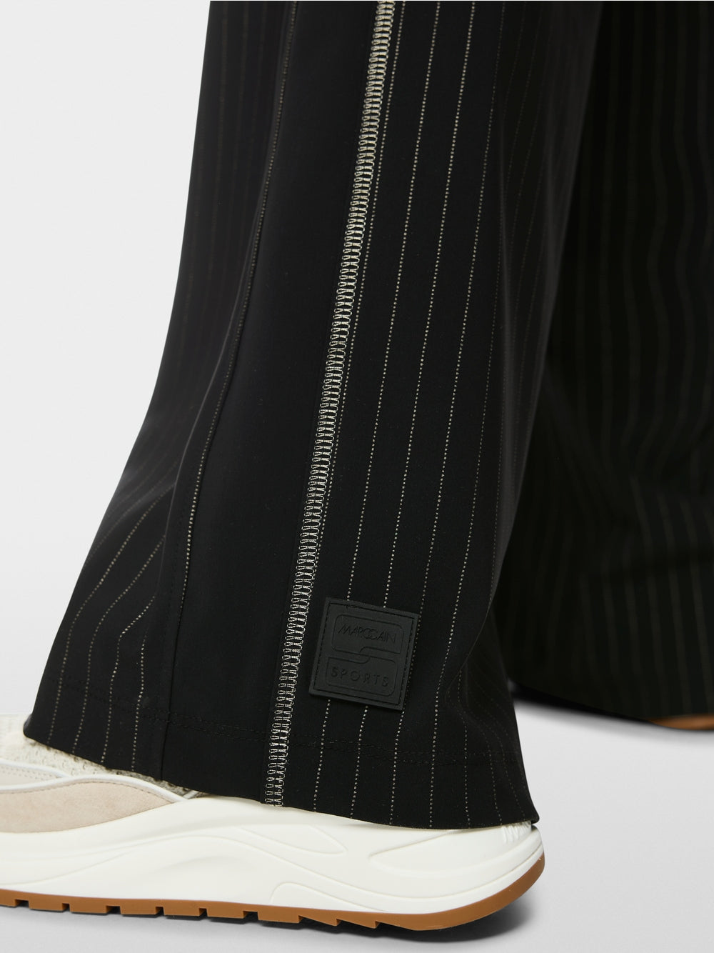 Marc Cain Sports Black WELKOM Pull-On Pinstripe Trousers
