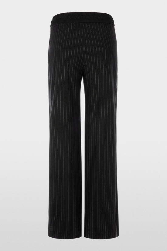 Marc Cain Sports Black WELKOM Pull-On Pinstripe Trousers