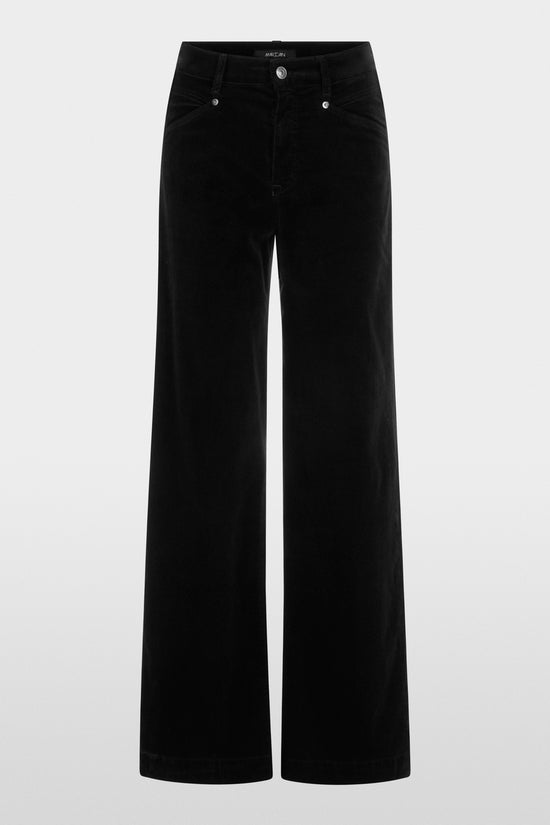 Marc Cain Sports Black WARRI Wide-Fit Trousers