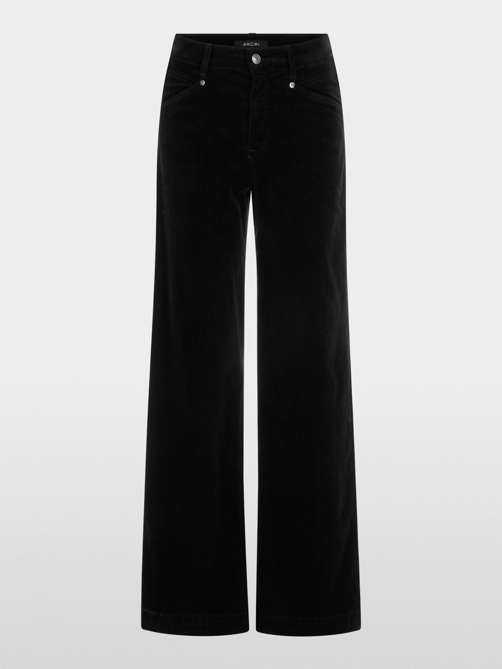 Marc Cain Sports Black WARRI Wide-Fit Trousers